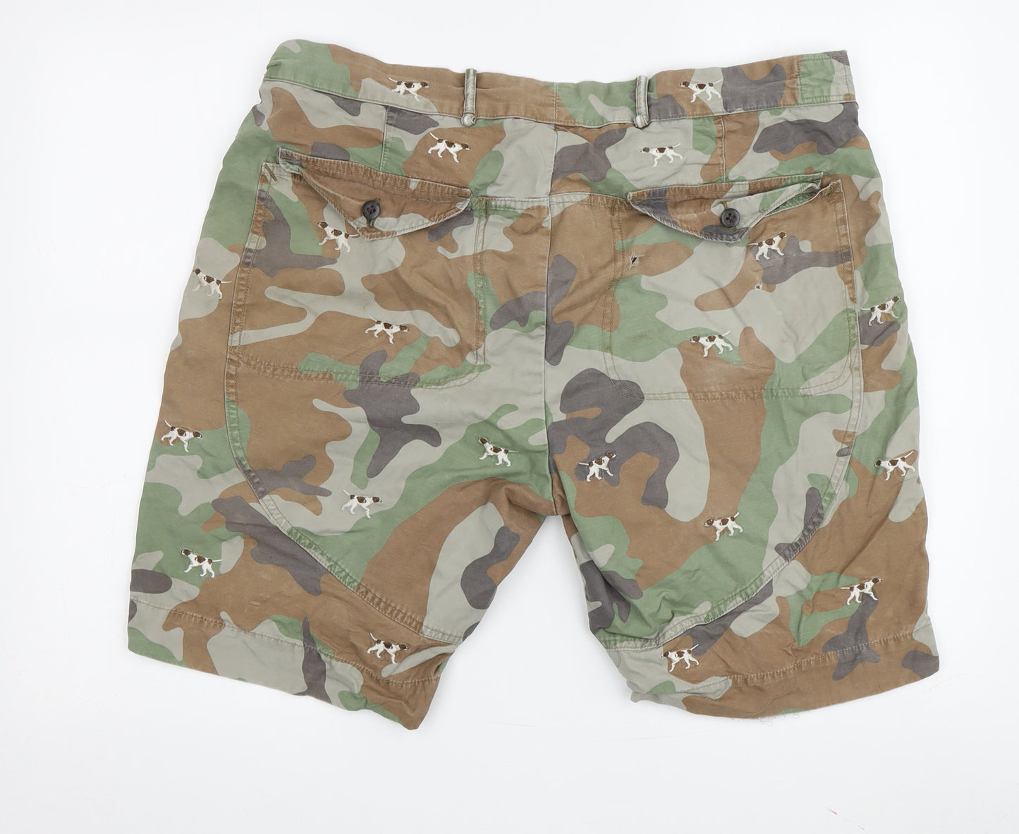 Polo Ralph Lauren Men's Green Cargo Shorts, Size 38, Camouflage