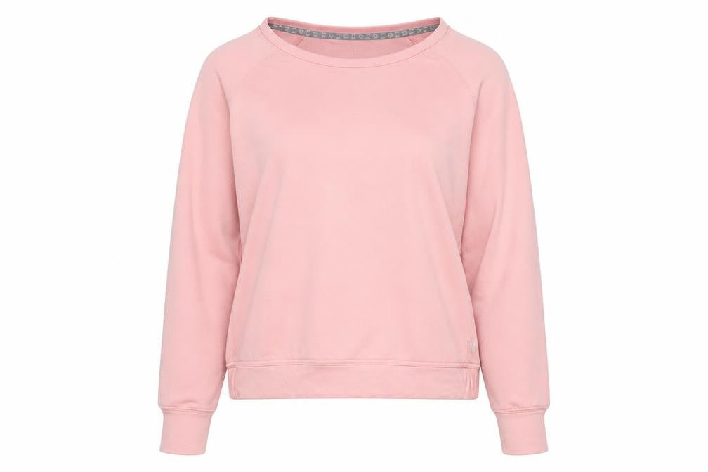 Front view of Puma Women's Pink Casual Pullover Top, size 10
