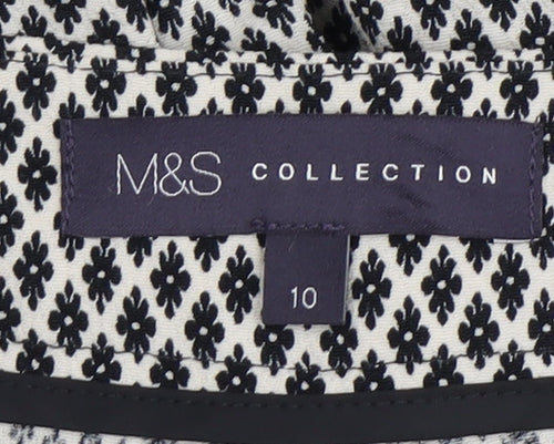 Marks and Spencer Women's Geometric Trousers Size 10