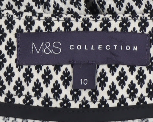 Marks and Spencer Women's Geometric Trousers Size 10