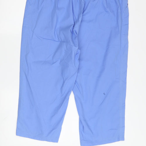 Bonmarché Women Blue Cargo Trousers Size 16