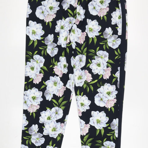 Oasis Women's Floral Cropped Trousers Size 8