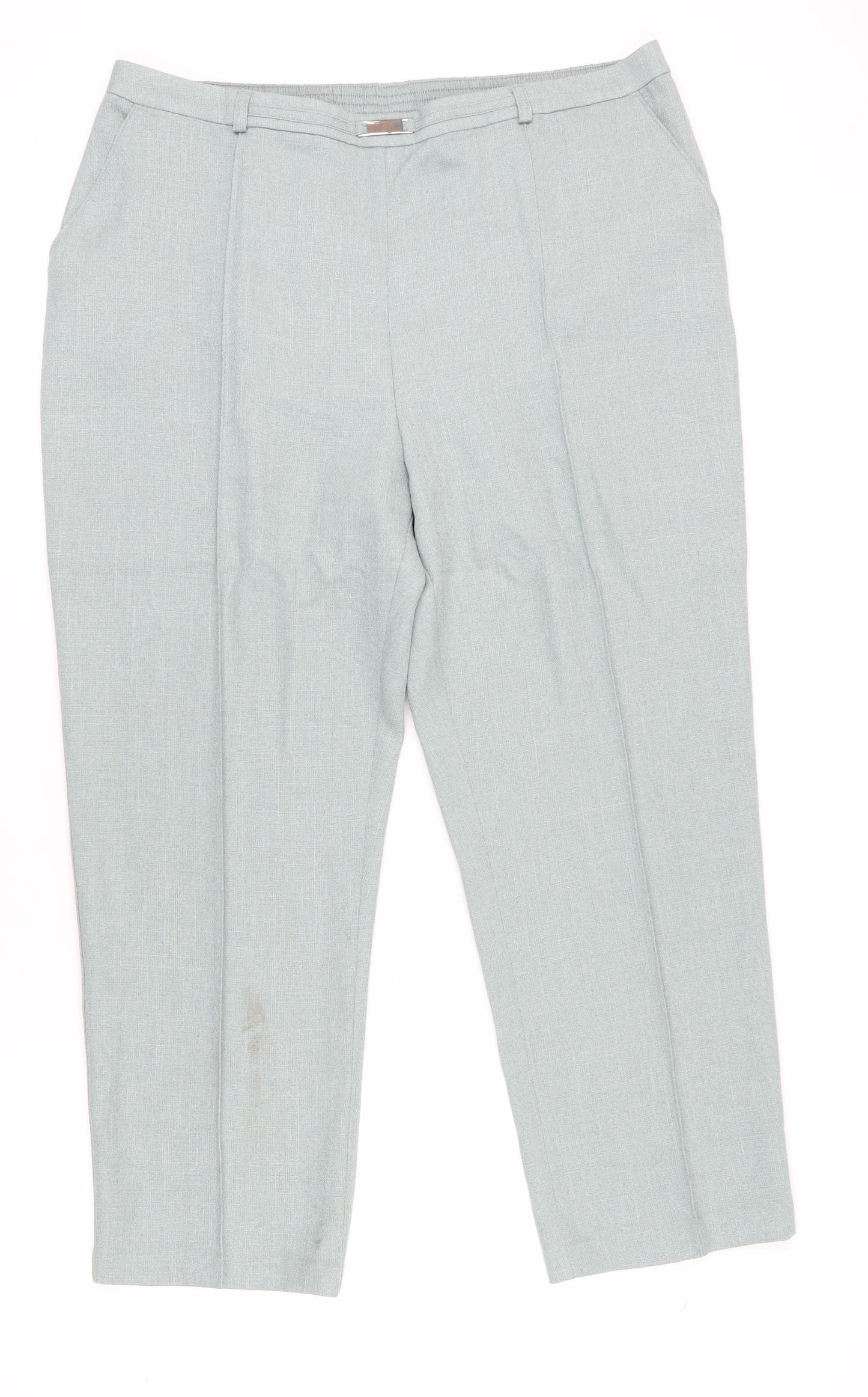 Honor Millburn Women's Grey Dress Trousers Size 22