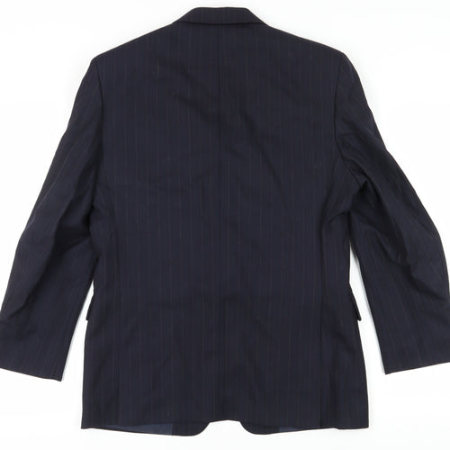 DAKS Men's Blue Blazer 38S Wool Business