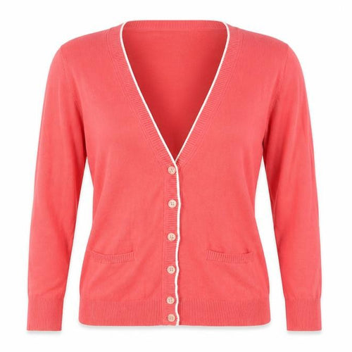 Banana Republic Women's Pink Cardigan L V-Neck