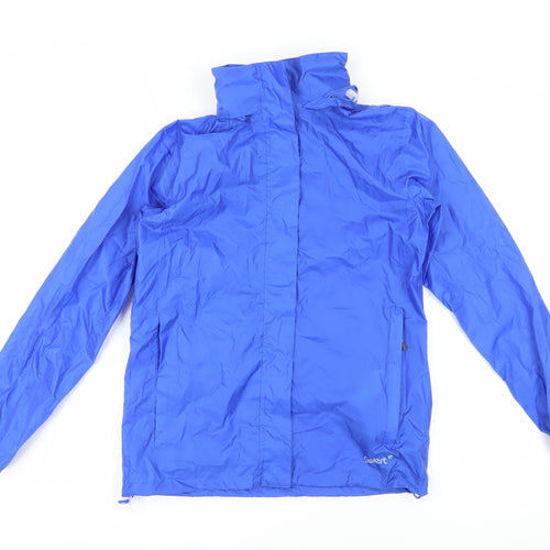 Gelert Women's Blue Rain Coat Waterproof Jacket Size 8