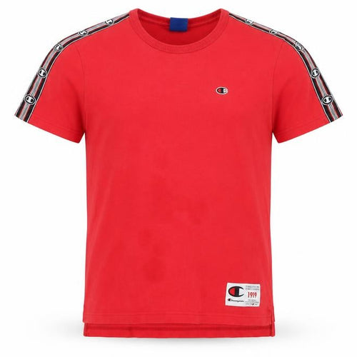 Champion Men's Red S T-Shirt Short Sleeve Crew Neck