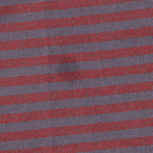 Lyle & Scott Men’s Purple Striped Cotton T-Shirt M