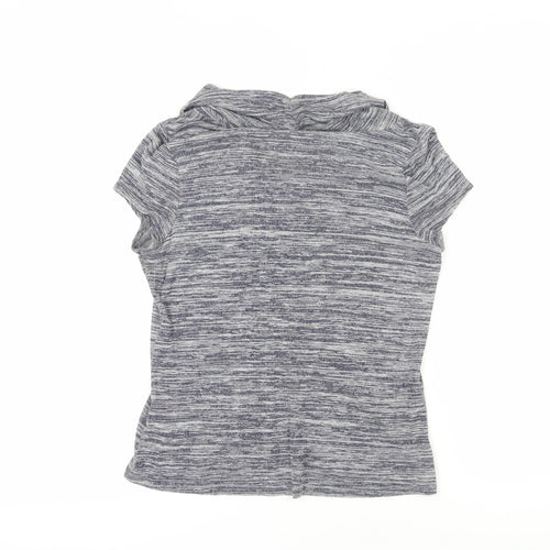 Jasper Conran Women's Grey Striped T-Shirt, Size 14, Casual