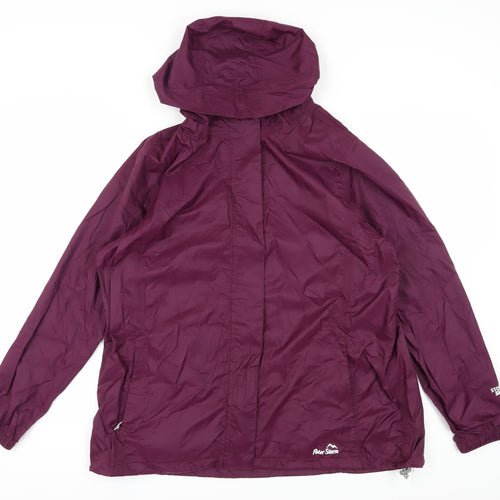 Peter Storm Women's Purple Rain Coat, Size 18, Hooded