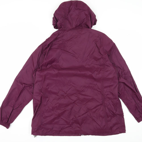 Peter Storm Women's Purple Rain Coat, Size 18, Hooded