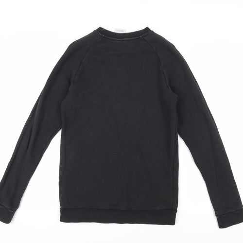 Adidas Unisex Black Pullover Sweatshirt XS