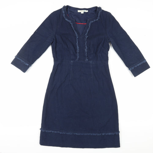 Boden Women's Blue Shift Dress Size 6, Knee Length