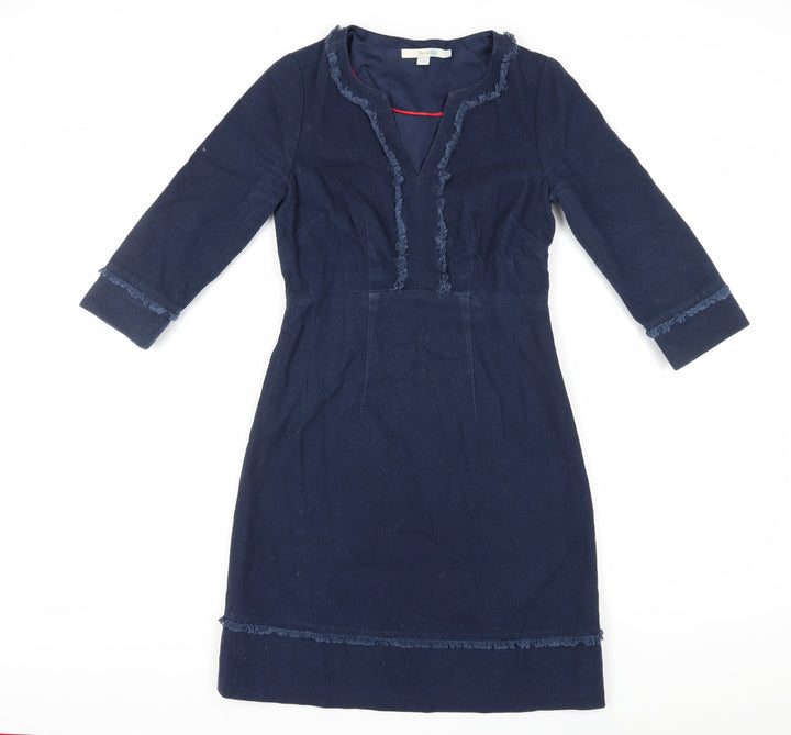 Boden Women's Blue Shift Dress Size 6, Knee Length