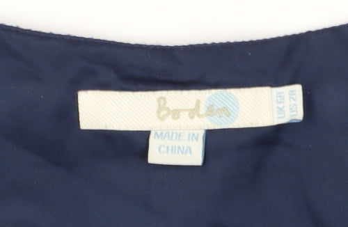 Boden Women's Blue Shift Dress Size 6, Knee Length