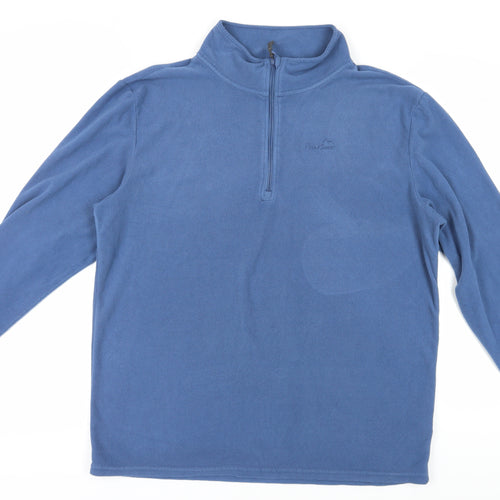 Peter Storm Men’s Blue Fleece 1/4 Zip Sweatshirt - L