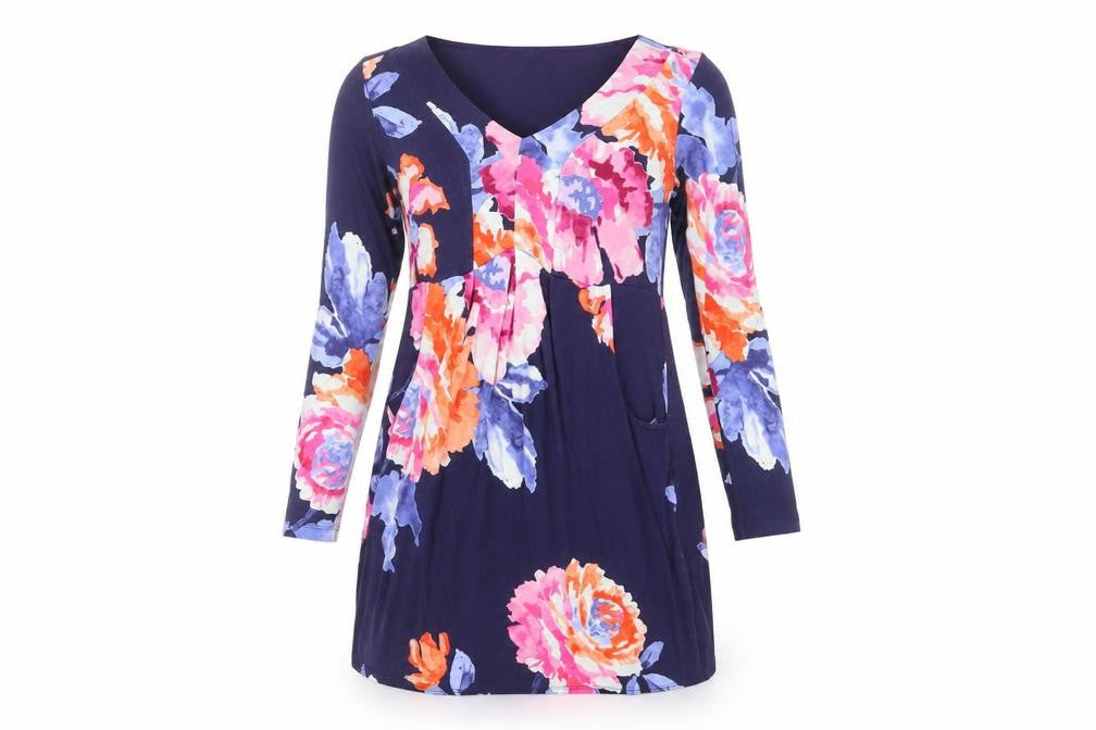 Front view of Joules Women's Multicoloured Floral Shift Dress, 8