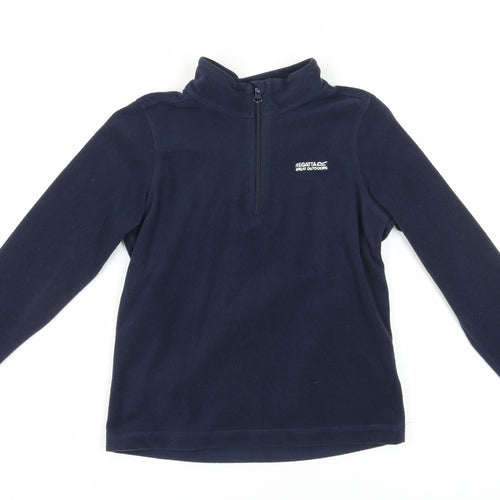 Regatta Boys Blue Fleece 1/4 Zip Sweatshirt 11-12 Years