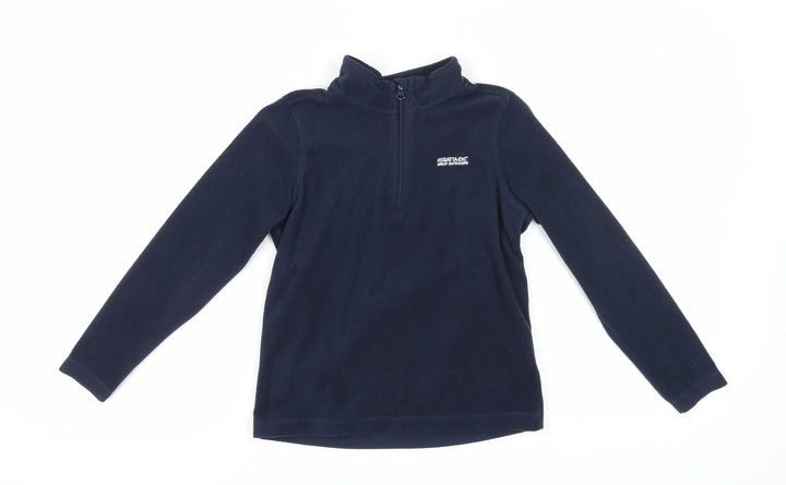 Regatta Boys Blue Fleece 1/4 Zip Sweatshirt 11-12 Years