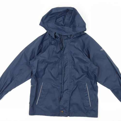 Regatta Boys Blue Waterproof Rain Jacket Size 12