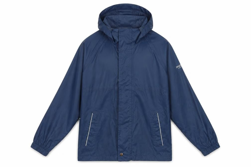 Regatta Boys Blue Waterproof Rain Jacket Size 12