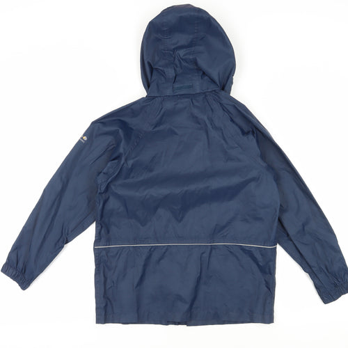 Regatta Boys Blue Waterproof Rain Jacket Size 12
