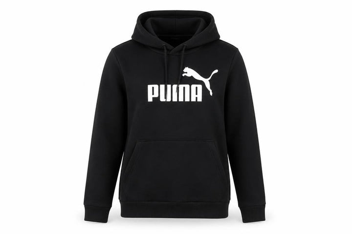 Puma Black Unisex Pullover Hoodie, Size 10