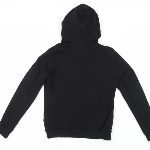 Puma Black Unisex Pullover Hoodie, Size 10