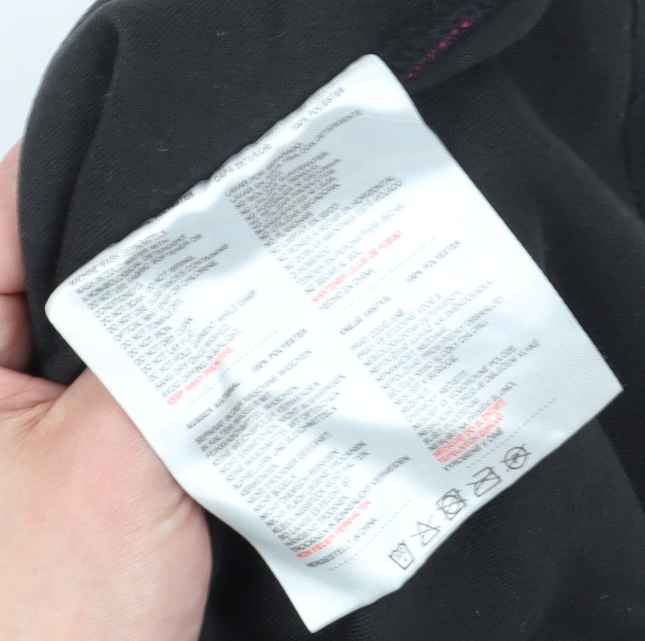 Surfanic Women's Black Fleece Pullover Sweatshirt, S