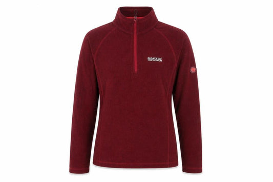 Front view of Regatta Red Pullover Sweatshirt, unisex small, casual comfort