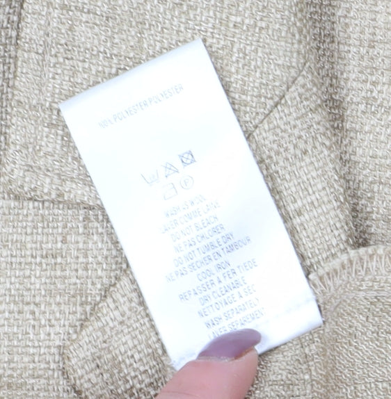 Eastex Beige Women's Suit Top, Size 20, Regular Fit