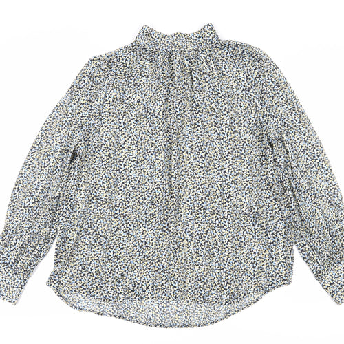 H&M Women's Multicoloured Floral Blouse M