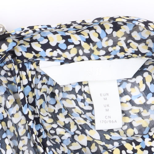 H&M Women's Multicoloured Floral Blouse M