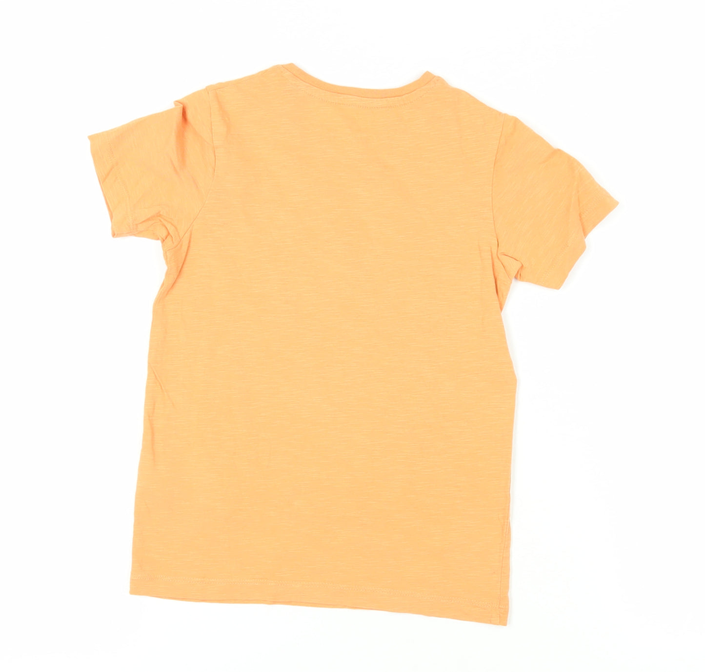 Jack & Jones Boys Orange Graphic T-Shirt - Size 8 Years