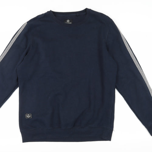 Threadbare Men's Blue Pullover Sweatshirt XL