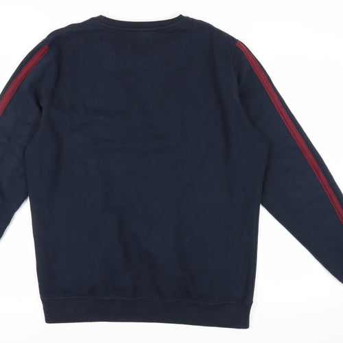 Threadbare Men's Blue Pullover Sweatshirt XL