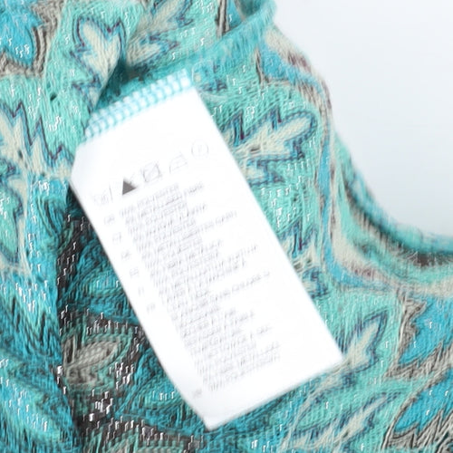 H&M Women’s Multicoloured Tank Top, Size S, Geometric Pattern