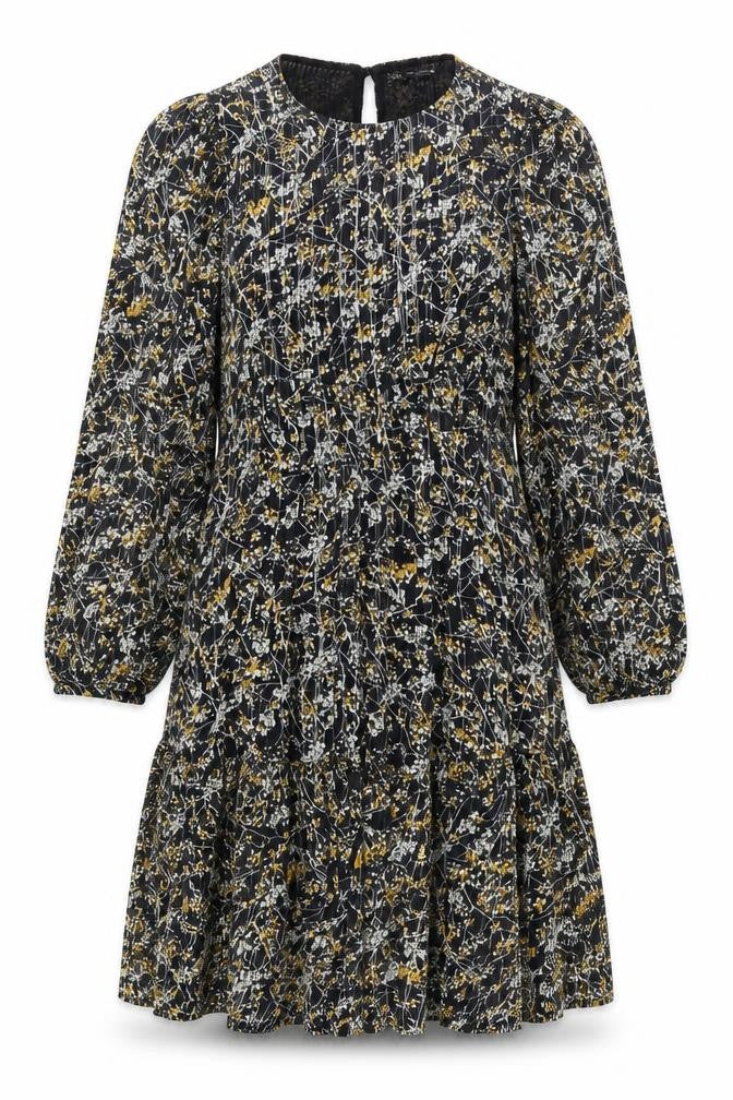 Zara Women's Multicoloured Floral A-Line Dress XS