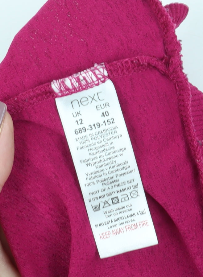 Next Women's Pink Long Sleeve T-Shirt Size 12