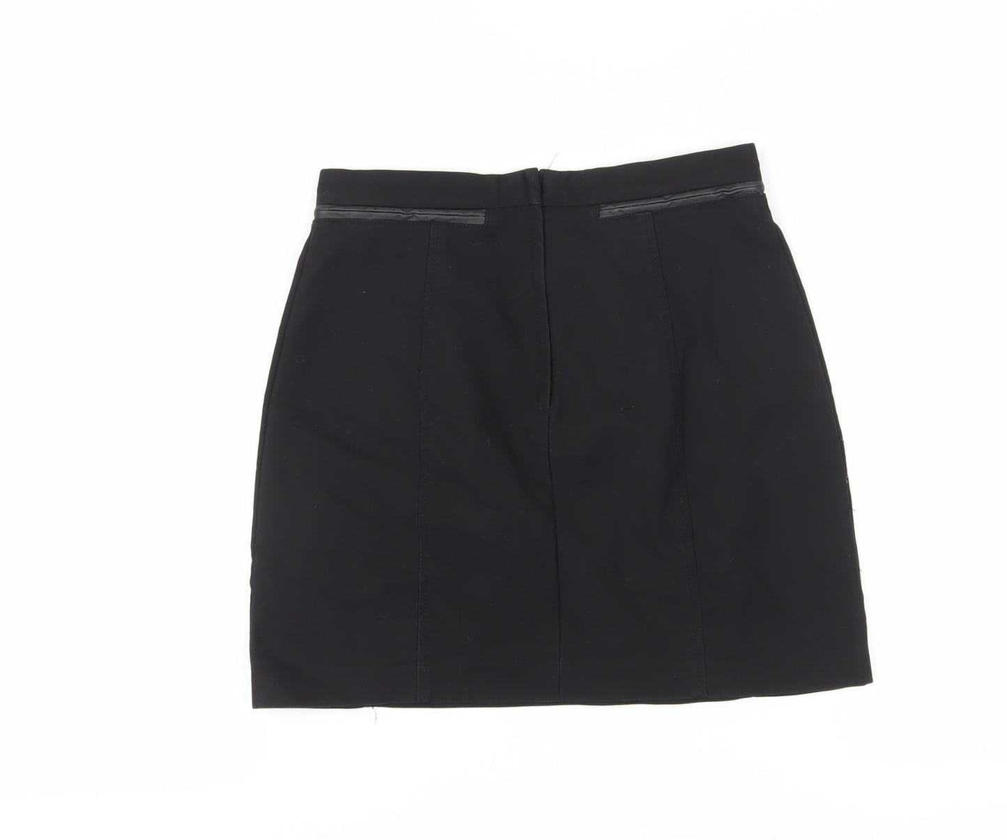 H&M Women's Black Short Pencil Skirt, Size 8