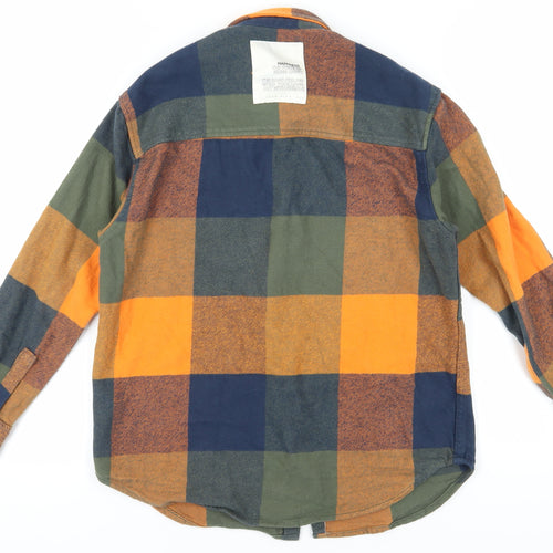 Zara Boys Multicoloured Plaid Button-Up Shirt 11-12 Years