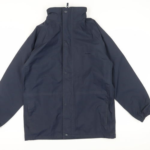 Peter Storm Boys Blue Waterproof Rain Coat Size 13 Years
