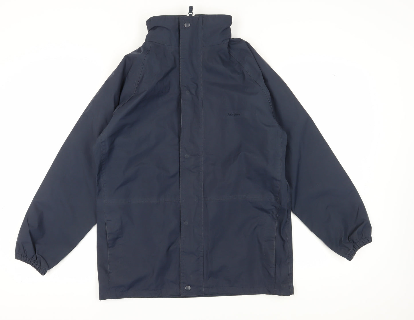 Peter Storm Boys Blue Waterproof Rain Coat Size 13 Years