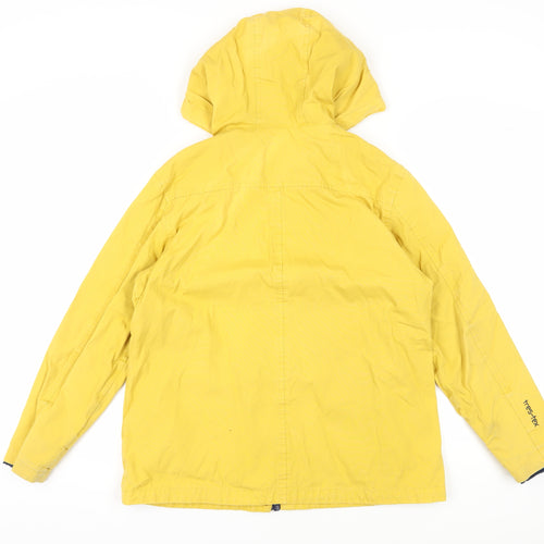 Trespass Women's Yellow Waterproof Hooded Rain Coat M