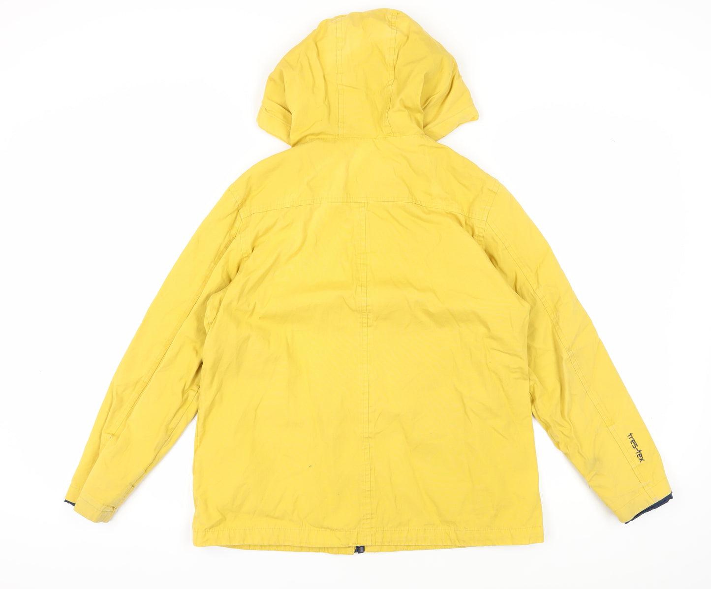Trespass Women's Yellow Waterproof Hooded Rain Coat M
