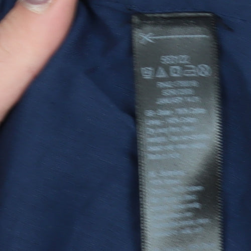 Monsoon Women's Blue A-Line Midi Dress UK 14