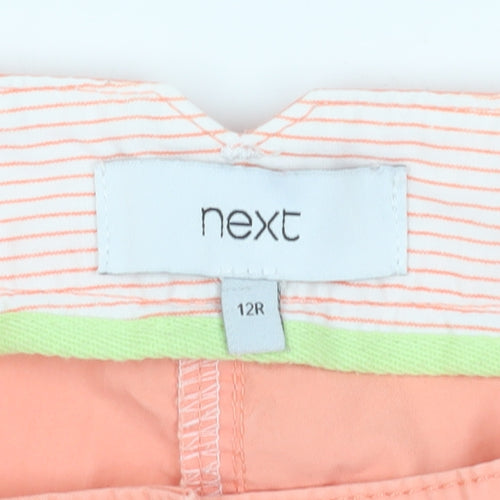 Next Women's Pink Chino Trousers Size 12