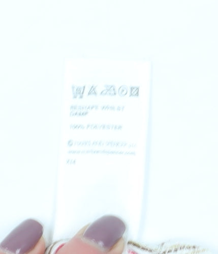 Marks and Spencer Women's Geometric Top, Size 16, Multicoloured