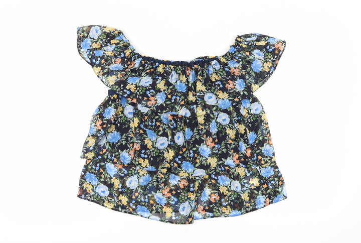 Dorothy Perkins Women's Multicoloured Floral Blouse UK 12