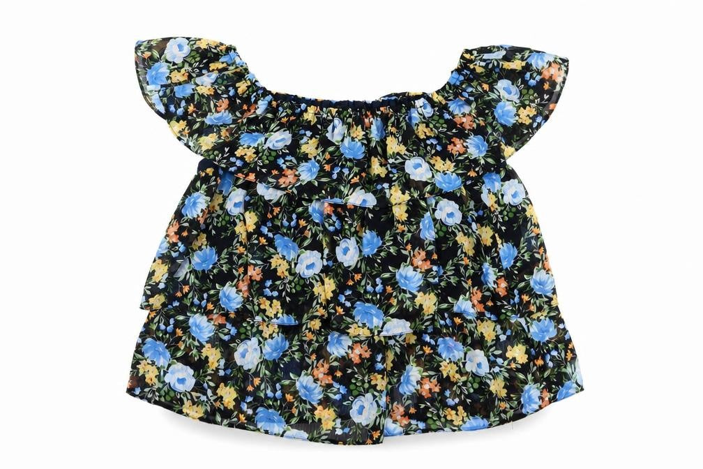 Dorothy Perkins Women's Multicoloured Floral Blouse UK 12